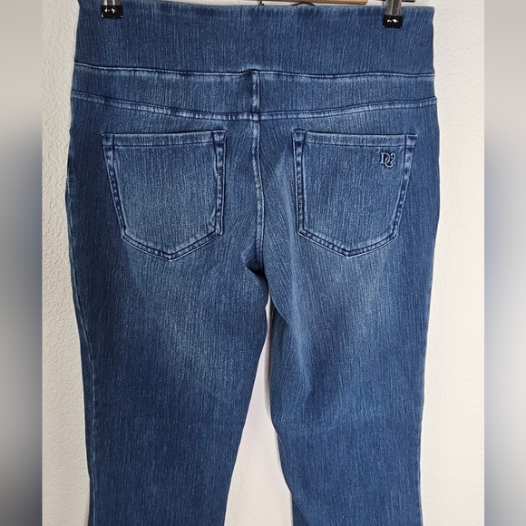Diane Gilman DG2 Stretch Pull On Bootcut Petite Denim Jeans NEW - Picture 4 of 8